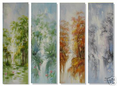 Dafen Oil Painting on canvas abstract -set231
